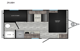 2022 CrossRoads RV Zinger Lite ZR18BH