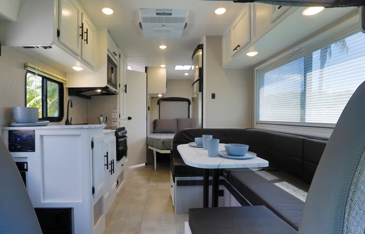 Interior view from cabin