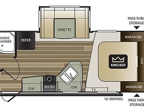 Keystone RV Cougar Half-Ton Series 22RBS