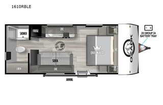 2025 Forest River RV Ozark 1610RBLE