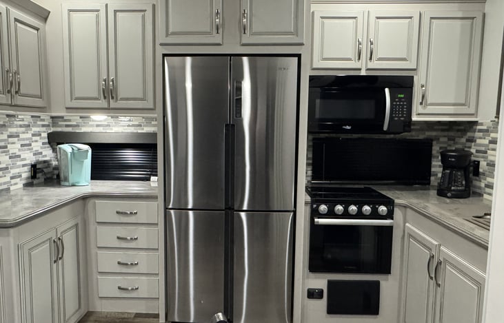Refrigerator. Top is Refrigerator and bottom is freezer.