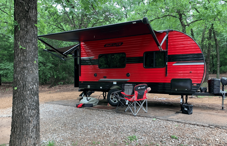 Set Up with both awnings out