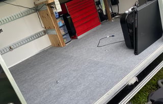 2021 Stealth 8.5x28 Race Car Hauler with room to sleep.