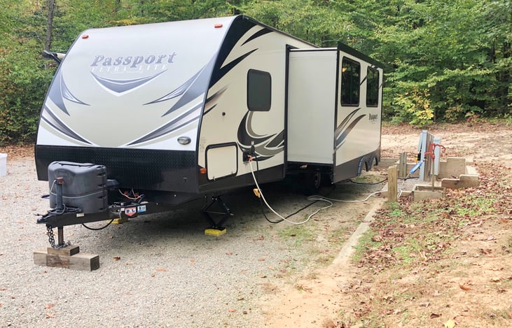 Spacious slide out and easy hookups