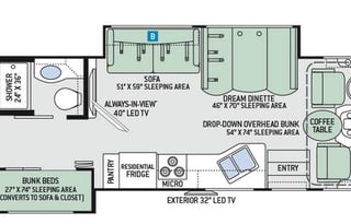 2017 Thor Motor Coach Miramar 37.1 Bunk