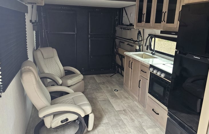 Open living space with comfortable seating