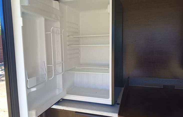 Refrigerator in Outdoor Kitchen