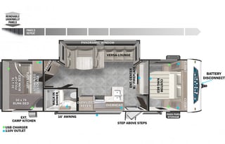2023 Cruise Light Bunk Trailer by Forest River!