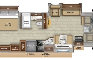 2019 36HPrestige Washer Dryer -Theater Seating!
