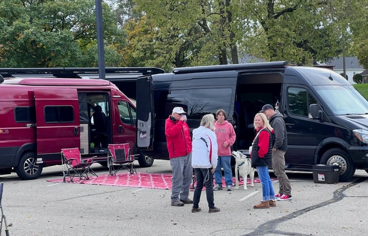 Renters at Miami Universality of OH homecoming 2023.