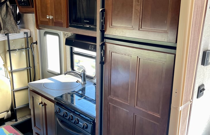 Roomy fridge and freezer!