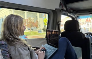 Huck the Adventure Van – Camp Easy. Dog Friendly!