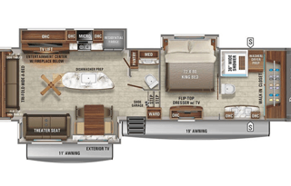 Delilah's Daydream- 2017 Jayco Pinnacle 36FBTS RL