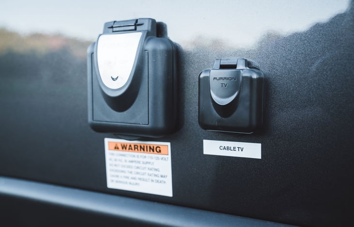 Moana comes equipped with a 30AMP Shoreline (cord stowed inside cabin) power option along with a Cable TV outlet.