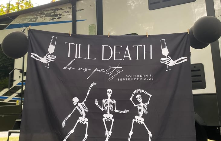 Go Glamping for your bachelorette or bachelor party weekend!