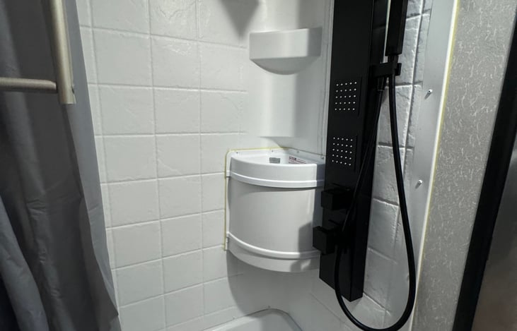 Shower and Sink Area