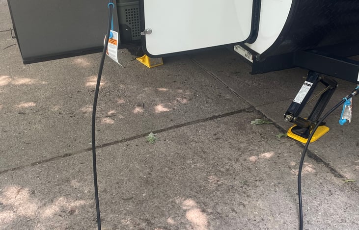 Propane connect for stove top.