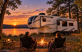 Beautiful 5th wheel bunkhouse retreat w/delivery!