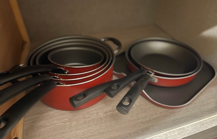 Non-Stick pans for cooking inside