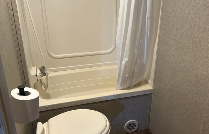 The bathtub has come in handy with our young family.