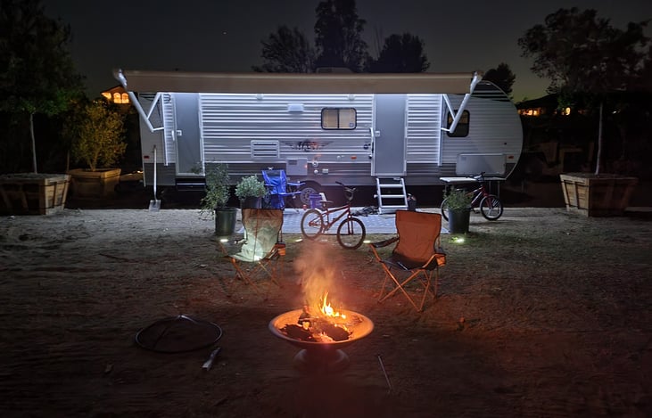 Plenty of lighting for nighttime