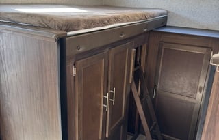 Bunk house with bonus outdoor kitchen