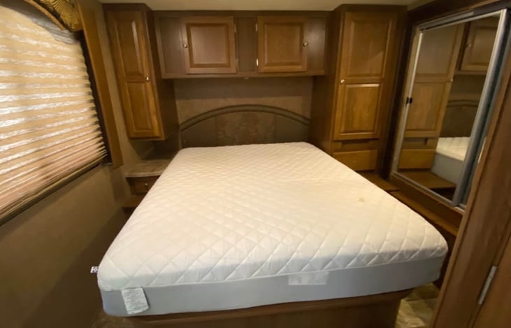 New queen size mattress.