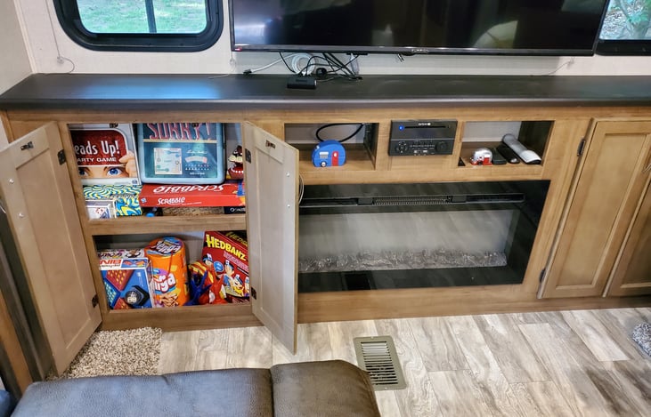 Board games on hand for those rainy days