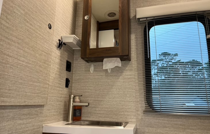 Bathroom and wardrobe closet.