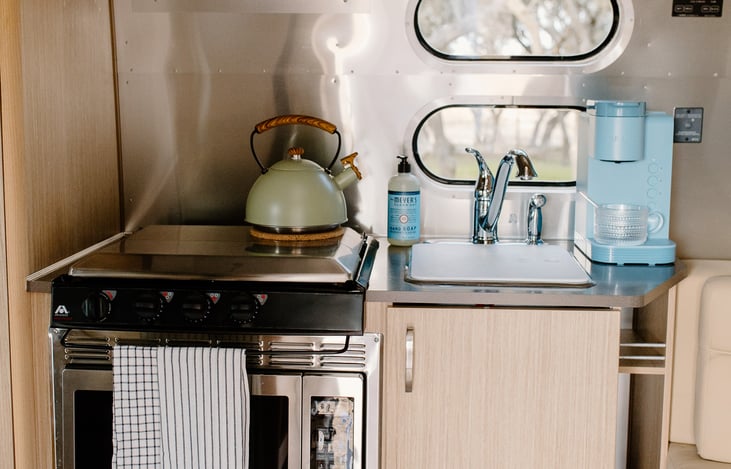 Kitchen stocked with all the essentials and a few extras that make it even more convenient and easy to relax☕️