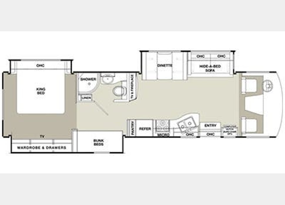 Class A Motor Home rentals in Lafayette