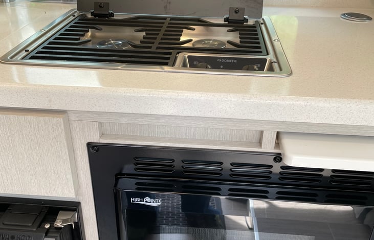 Two-burner propane stove