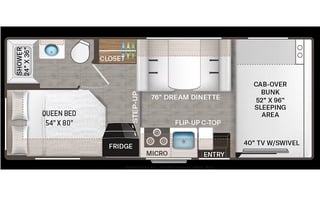 2024  24' Thor Four Winds 22E