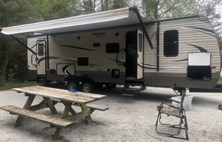 Keystone Hideout bunk house.  Sleeps 10!