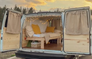 The Timber Den — Cozy Cabin Camper with Solar