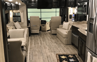 BLACK-OUT custom coach! RARE triple bunk.