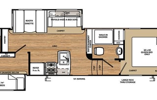 2018 Forest River RV Sandpiper HT 3350BH