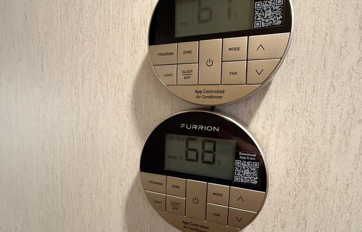 Double AC's for maximum comfort.