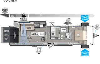 2025 Forest River RV Salem FSX 30VCVIEW