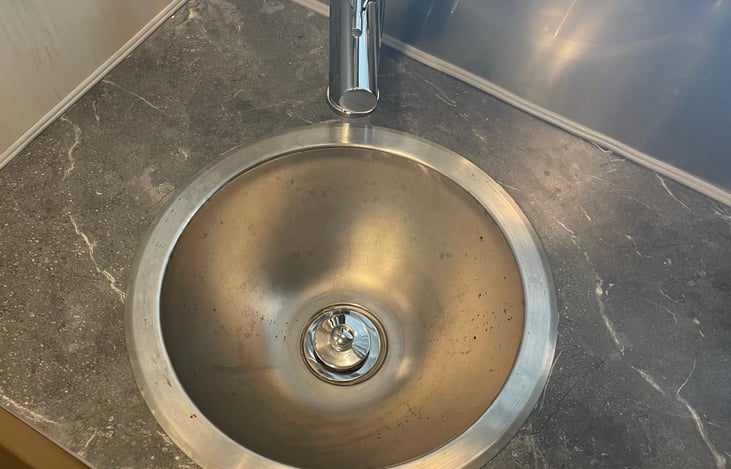 Brand new bathroom faucet just installed June 2026 by myself.