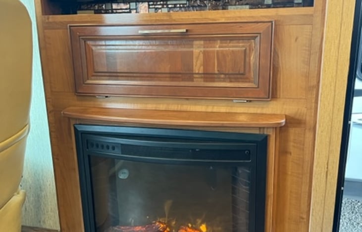 fireplace in main area