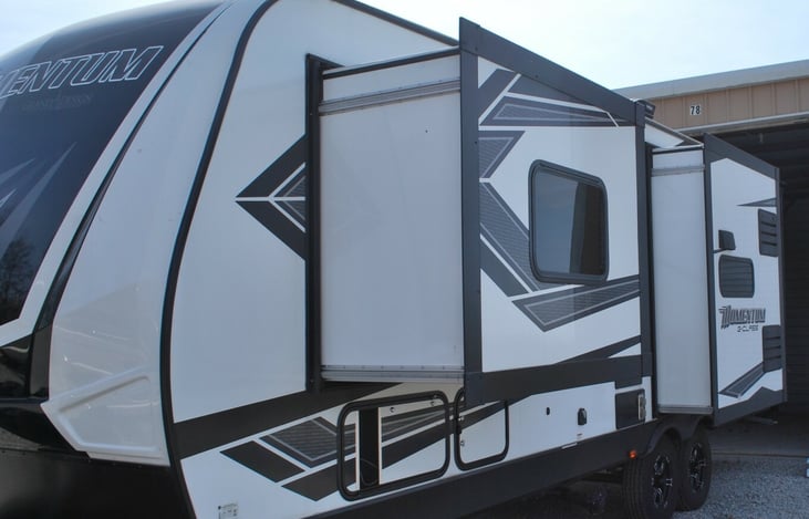 2 slides, one in the master bedroom, one in the kitchen to maximize your usable living space