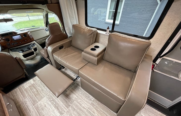 Sofa converts to full size bed