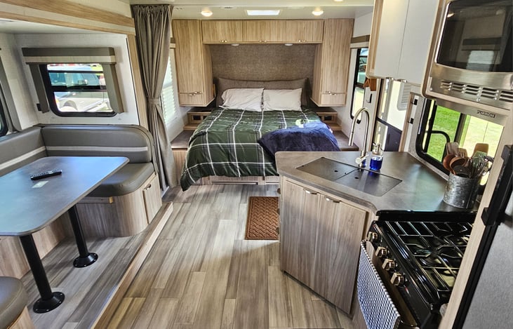 Spacious living area.