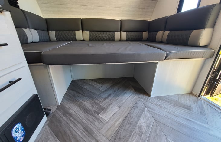 Storage can be reached from outside or inside.