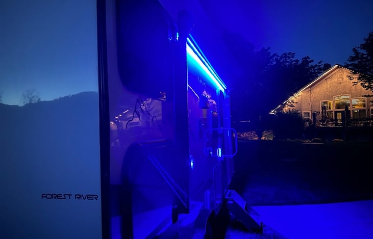 with a flip of the switch you have LED lights