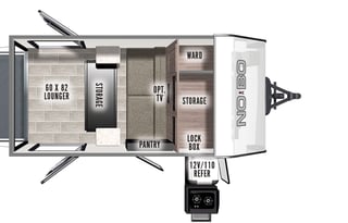 Tiny Toy Hauler RV  - No Boundaries NB10.6