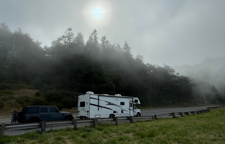 A beautiful afternoon in foggy Oregon.