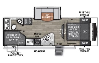 2022 Coachmen RV Freedom Express Ultra Lite 257BHS
