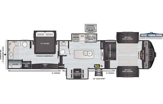 Keystone Alpine 3700FL ***1.5 bath and King Bed***